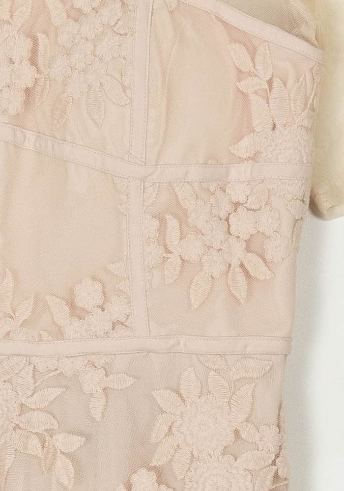 Robe En Dentelle Rose - Taille S/36 de la marque Maison 123 | PARAD123960 - Vendu par Paradigme - Image 3