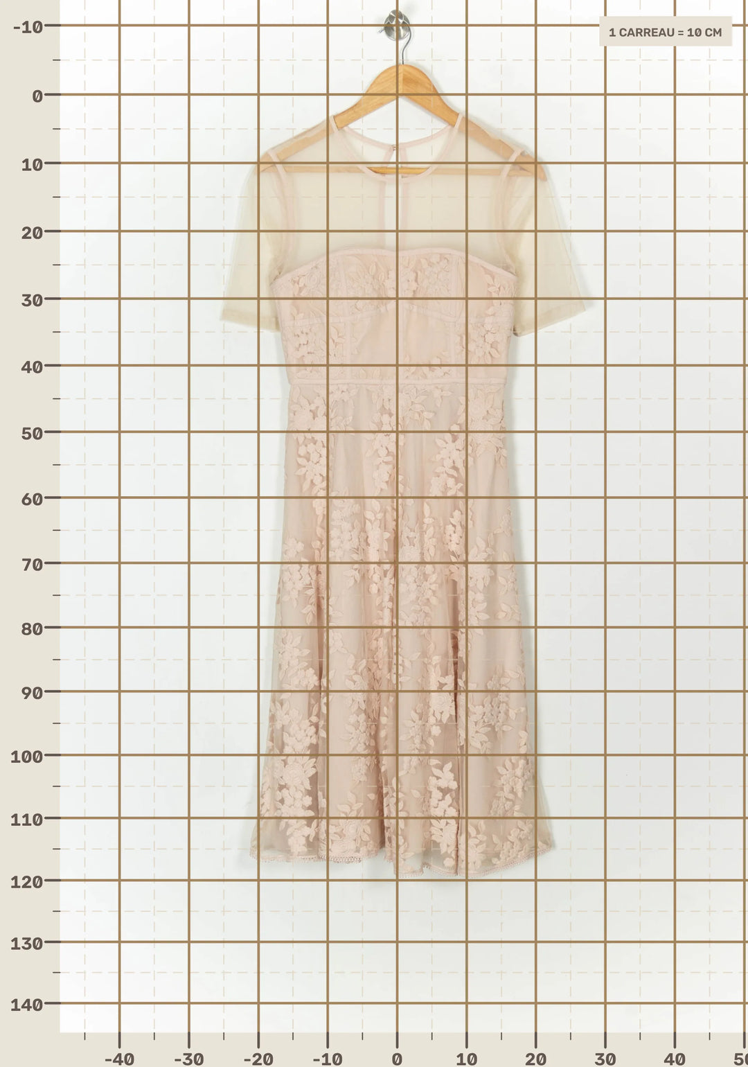Robe En Dentelle Rose - Taille S/36 de la marque Maison 123 | PARAD123960 - Vendu par Paradigme - Image 4