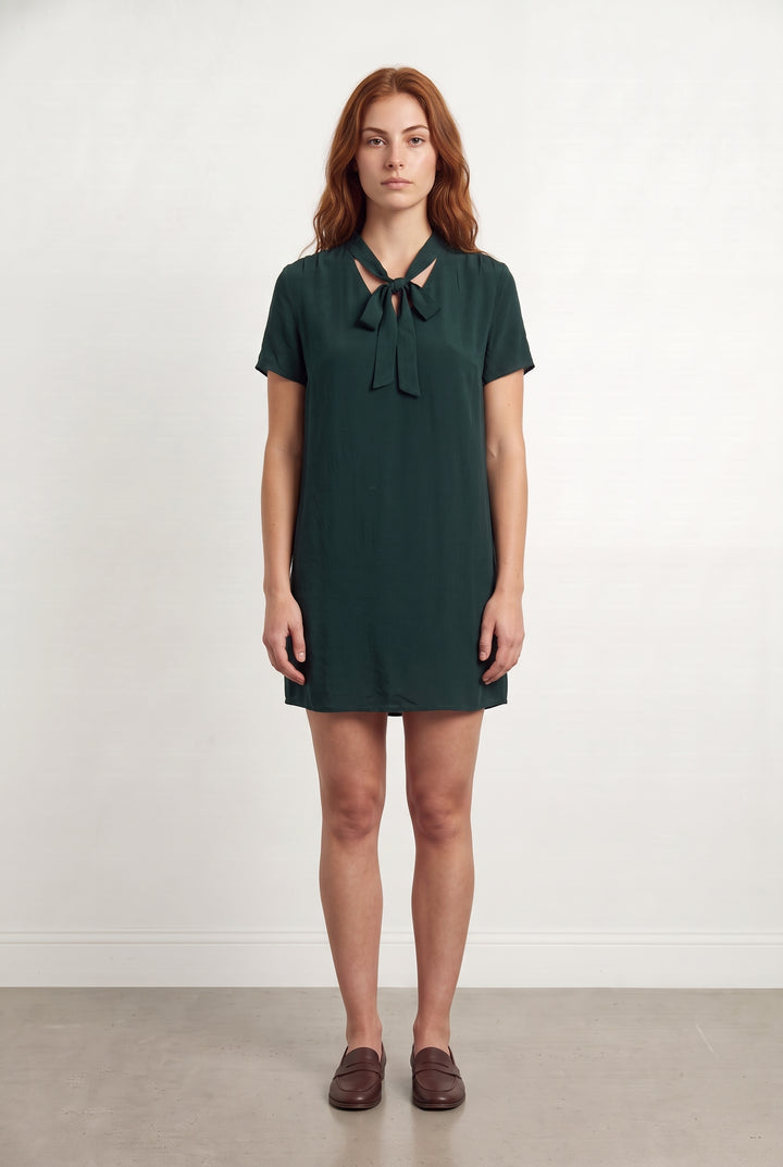 Robe Courte Verte - Taille M/38 de la marque IKKS | PARAD123962 - Vendu par Paradigme - Image 1