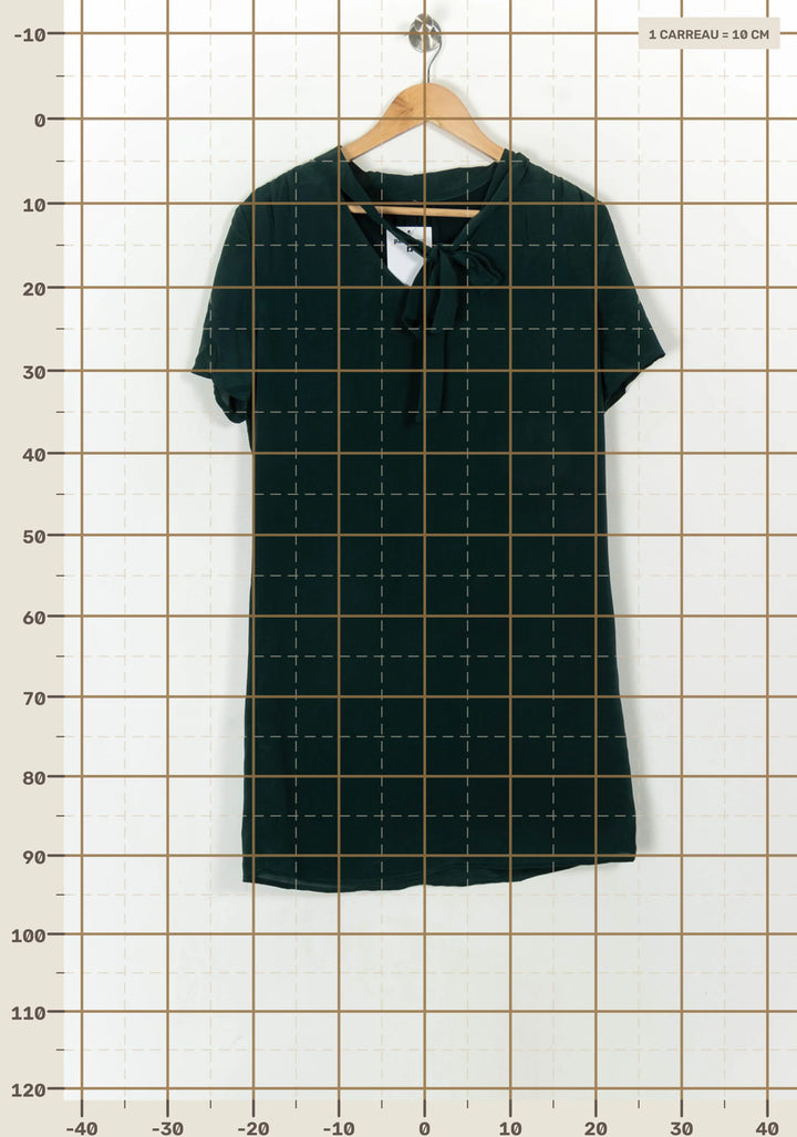 Robe Courte Verte - Taille M/38 de la marque IKKS | PARAD123962 - Vendu par Paradigme - Image 4