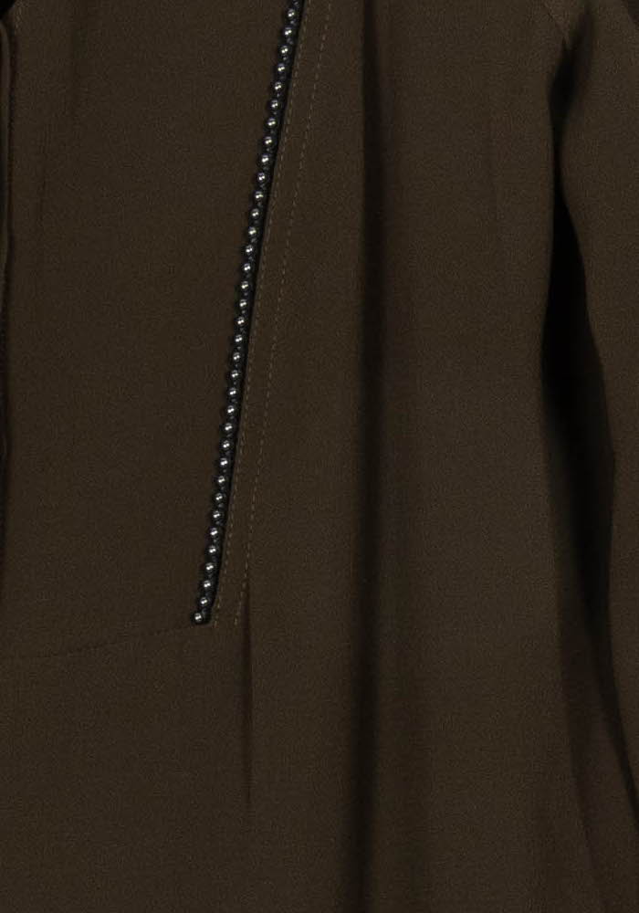 Robe Courte Kaki - Taille M/38 de la marque IKKS | PARAD123965 - Vendu par Paradigme - Image 3