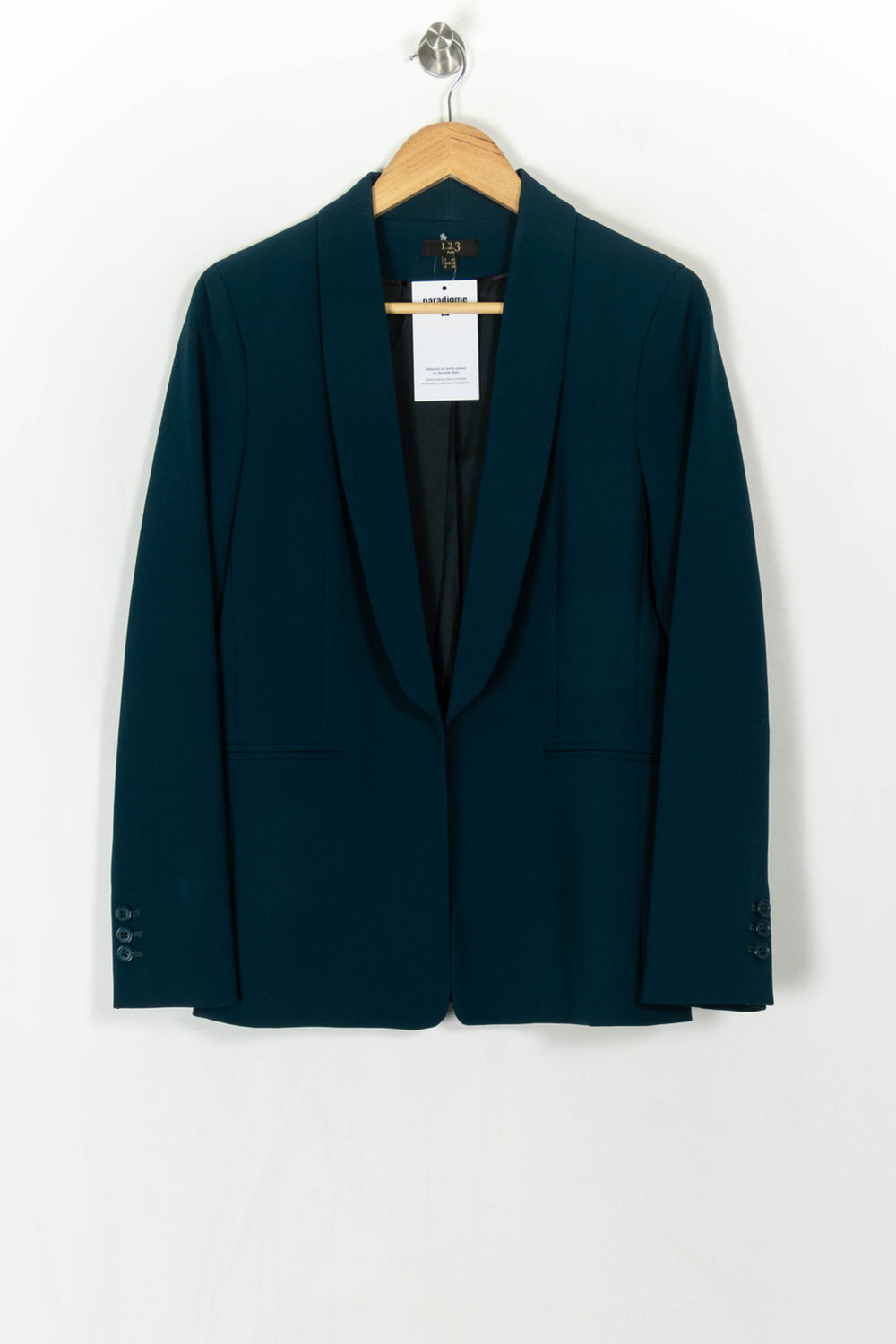 Veste de tailleur Verte - Taille L/40 de la marque Maison 123 | PARAD123966 - Vendu par Paradigme - Image 2