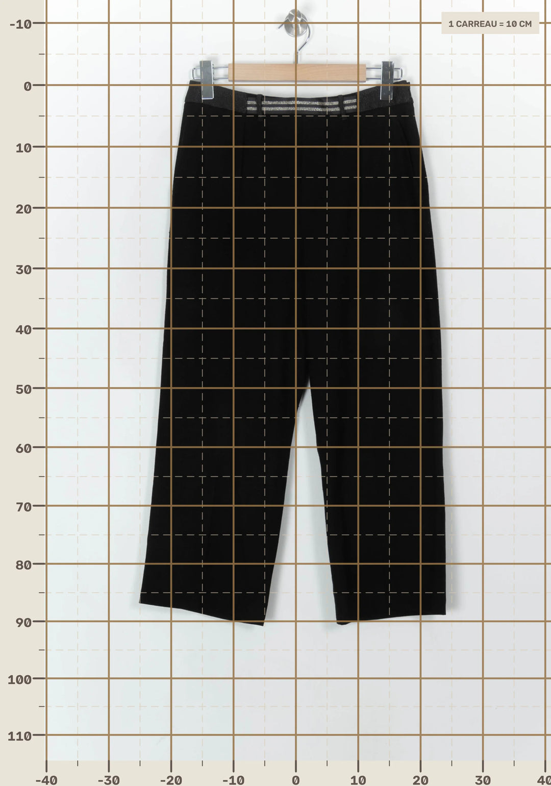 Pantalon Noir - Taille M/38 de la marque One Step | PARAD123969 - Vendu par Paradigme - Image 4