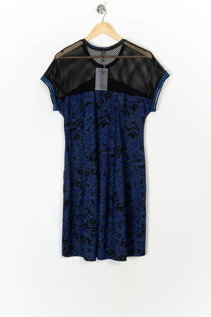 Robe Midi Bleue et Noire - Taille XXL/44 de la marque Indies | PARAD123970 - Vendu par Paradigme - Image 5