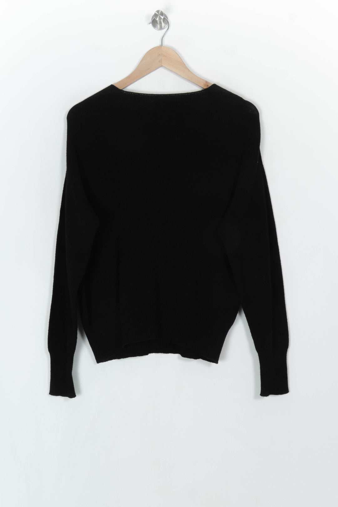 Pull Noir V À Poches
 - Taille M/38 de la marque La Fée Maraboutée | PARAD123971 - Vendu par Paradigme - Image 5
