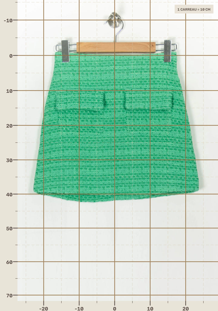 Jupe Courte Verte - Taille S/36 de la marque Maje | PARAD123977 - Vendu par Paradigme - Image 4