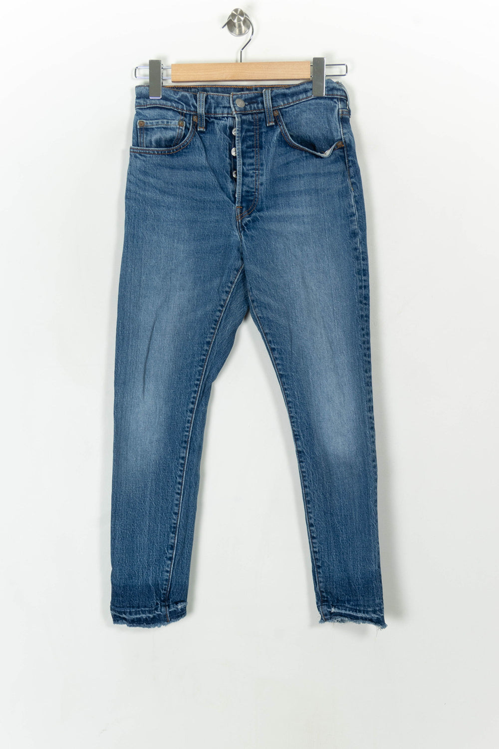 Jean Skinny Bleu - Taille S/36 de la marque Levi's | PARAD123978 - Vendu par Paradigme - Image 2