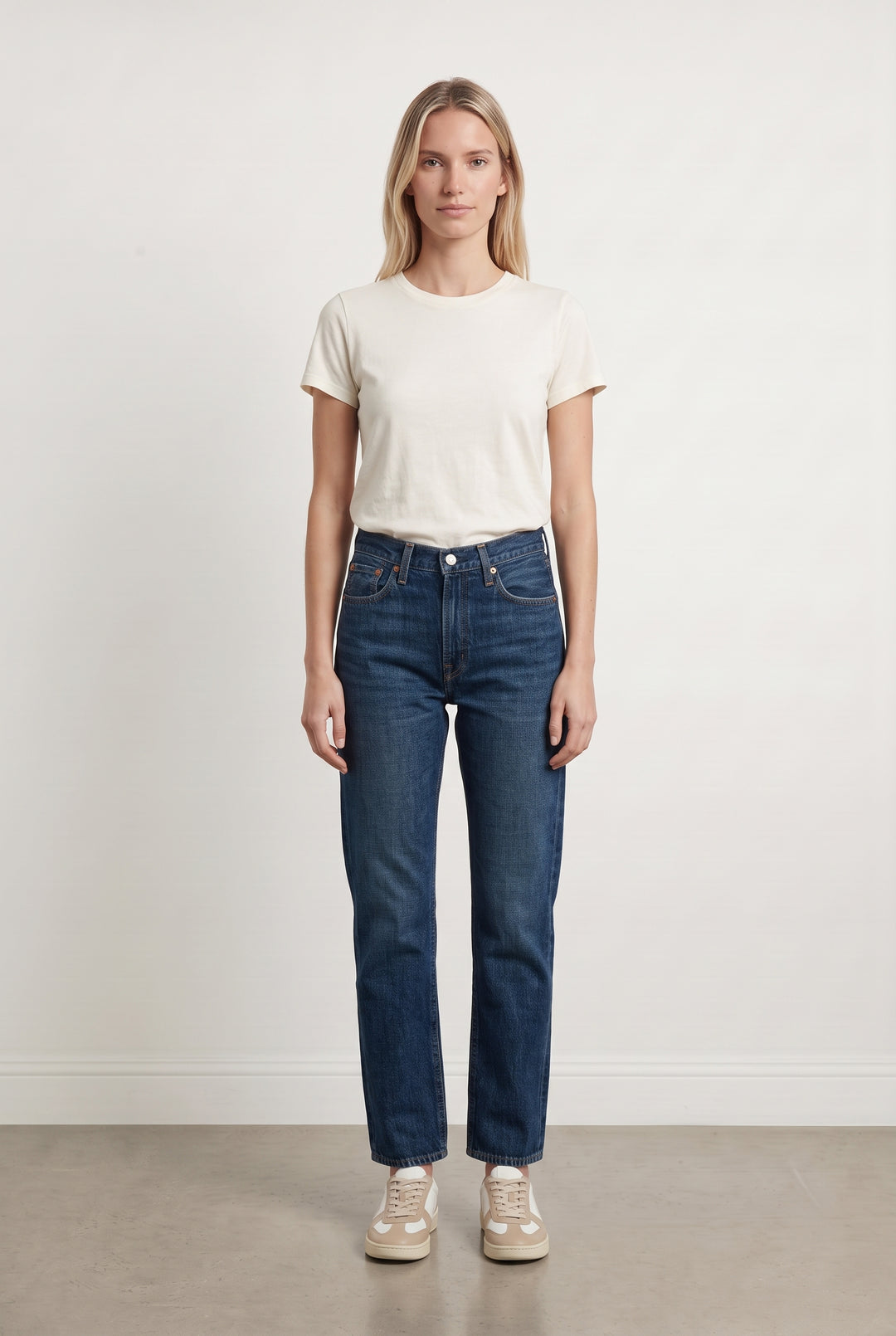 Jean Droit Bleu Indigo - Taille M/38 de la marque Levi&