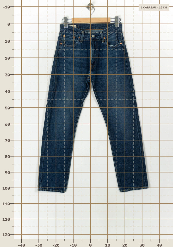 Jean Droit Bleu Indigo - Taille M/38 de la marque Levi&