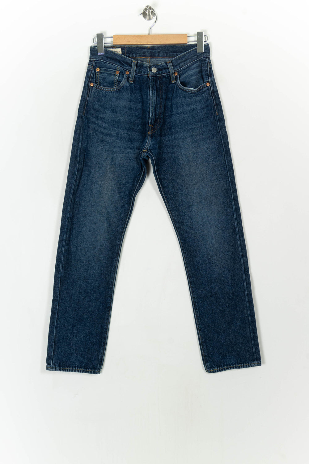 Jean Droit Bleu Indigo - Taille M/38 de la marque Levi's | PARAD123979 - Vendu par Paradigme - Image 2