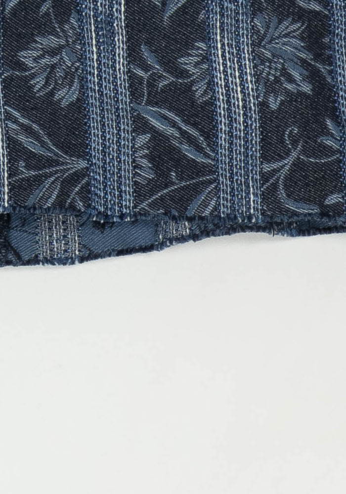 Jupe Courte Bleu Marine et Bleu Clair - Taille S/36 de la marque Maje | PARAD123981 - Vendu par Paradigme - Image 3