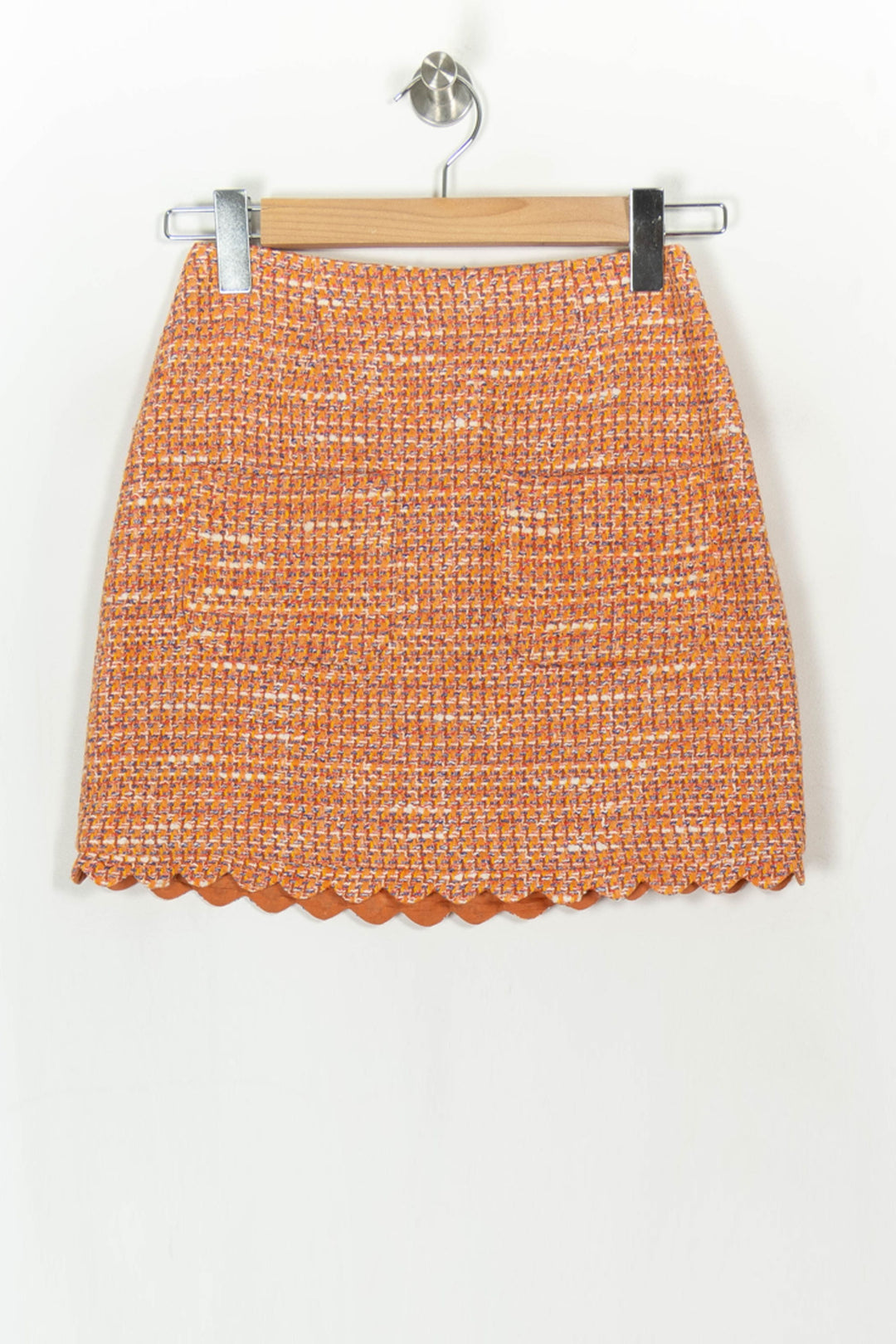 Jupe Courte Orange - Taille S/36 de la marque Maje | PARAD123984 - Vendu par Paradigme - Image 2