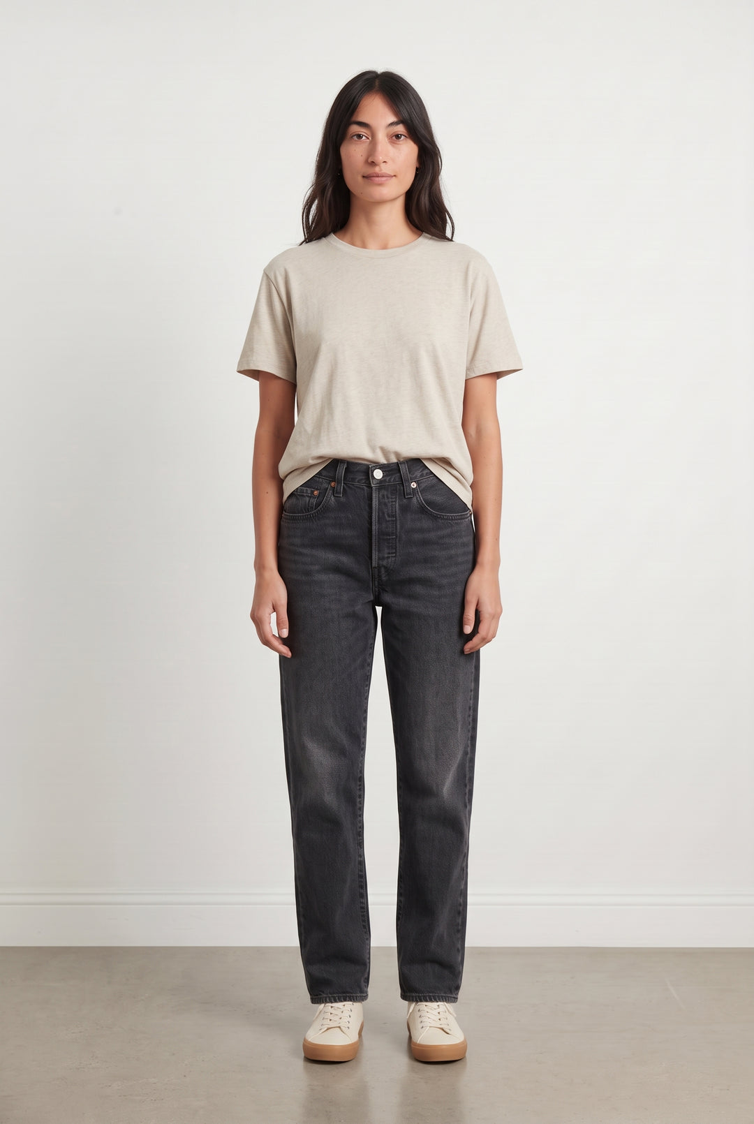 Jean Ample Gris - Taille S/36 de la marque Levi&