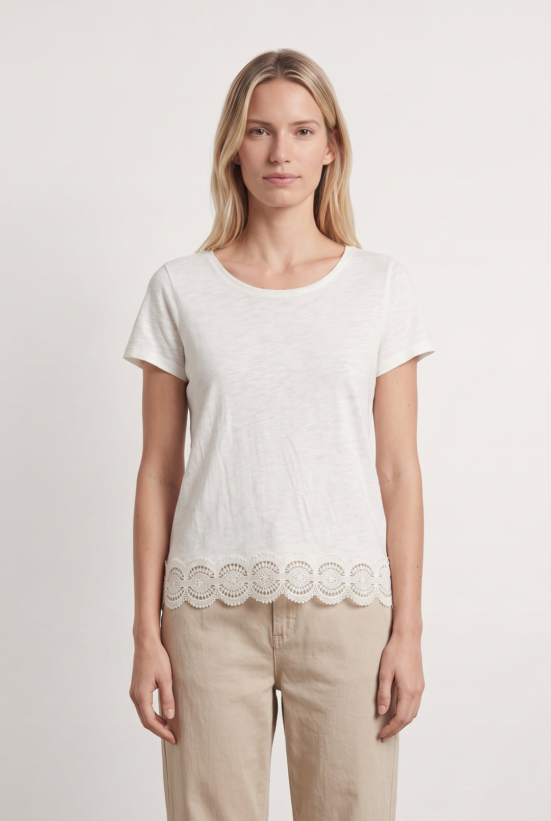 Tee-shirt Beige - Taille M/38 de la marque Sézane | PARAD123986 - Vendu par Paradigme - Image 1