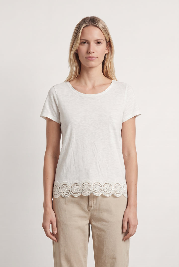 Tee-shirt Beige - Taille M/38 de la marque Sézane | PARAD123986 - Vendu par Paradigme - Image 1