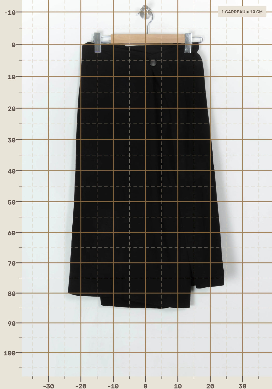 Jupe Longue Noire - Taille XXXL/46 de la marque Sézane | PARAD123990 - Vendu par Paradigme - Image 4