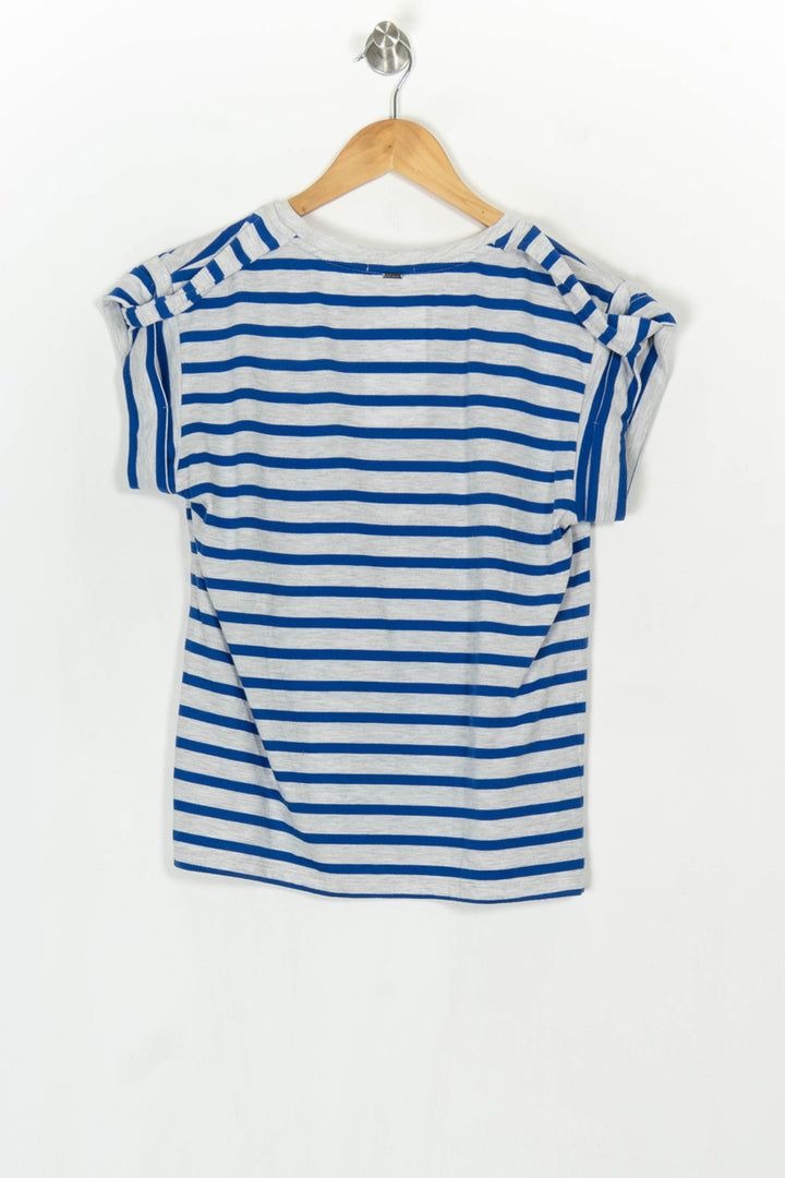 T-Shirt Bleu et Gris - Taille S/36 de la marque IKKS | PARAD123991 - Vendu par Paradigme - Image 5