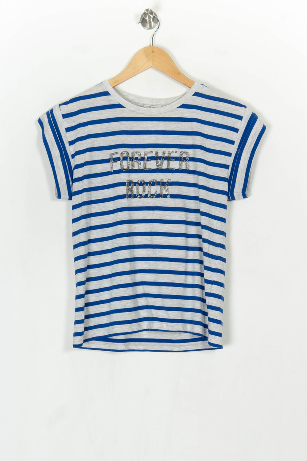 T-Shirt Bleu et Gris - Taille S/36 de la marque IKKS | PARAD123991 - Vendu par Paradigme - Image 2