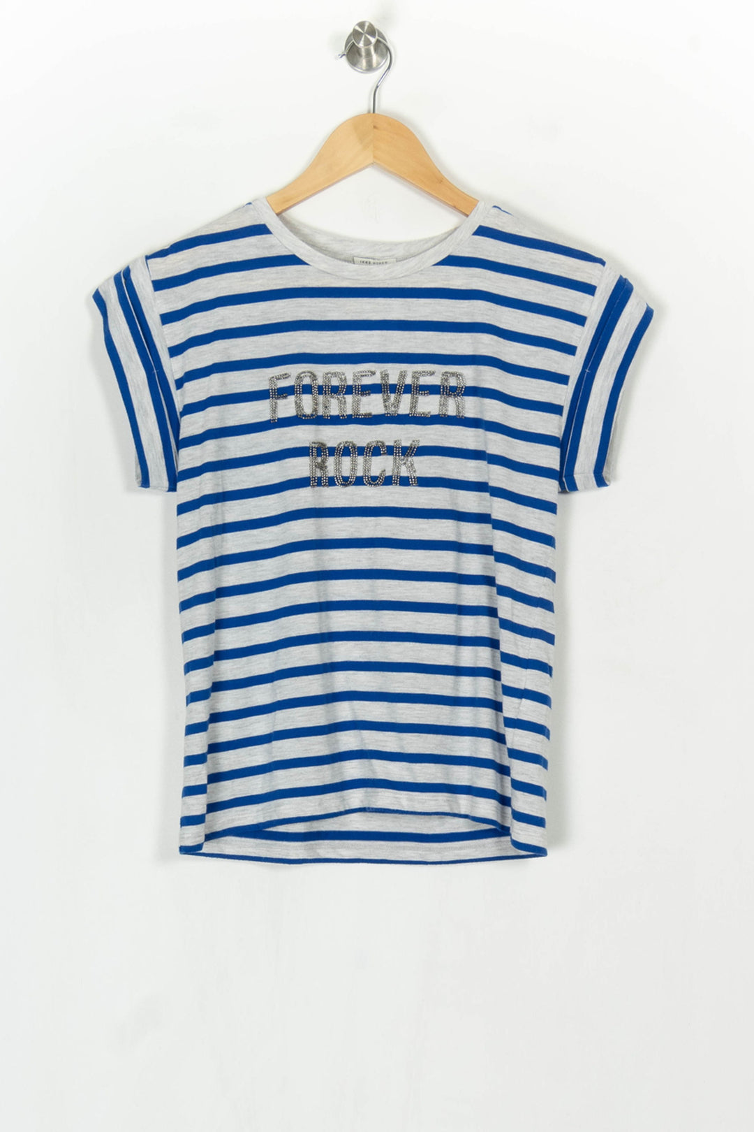 T-Shirt Bleu et Gris - Taille S/36 de la marque IKKS | PARAD123991 - Vendu par Paradigme - Image 2