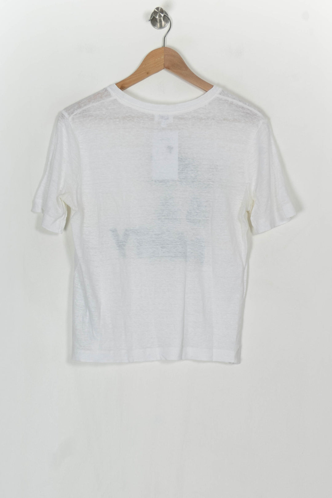 T-Shirt Blanc - Taille S/36 de la marque Claudie Pierlot | PARAD123994 - Vendu par Paradigme - Image 5