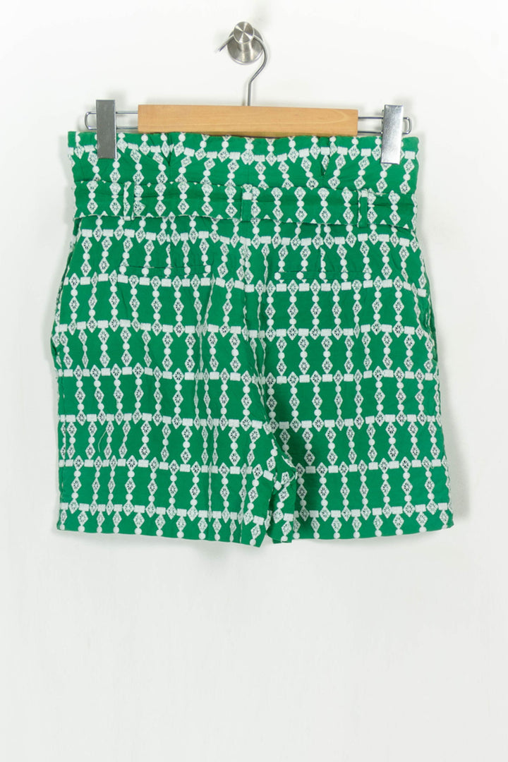 Short Vert et Blanc - Taille M/38 de la marque Claudie Pierlot | PARAD123997 - Vendu par Paradigme - Image 5