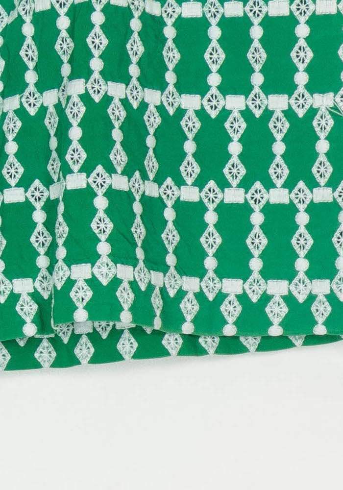 Short Vert et Blanc - Taille M/38 de la marque Claudie Pierlot | PARAD123997 - Vendu par Paradigme - Image 3