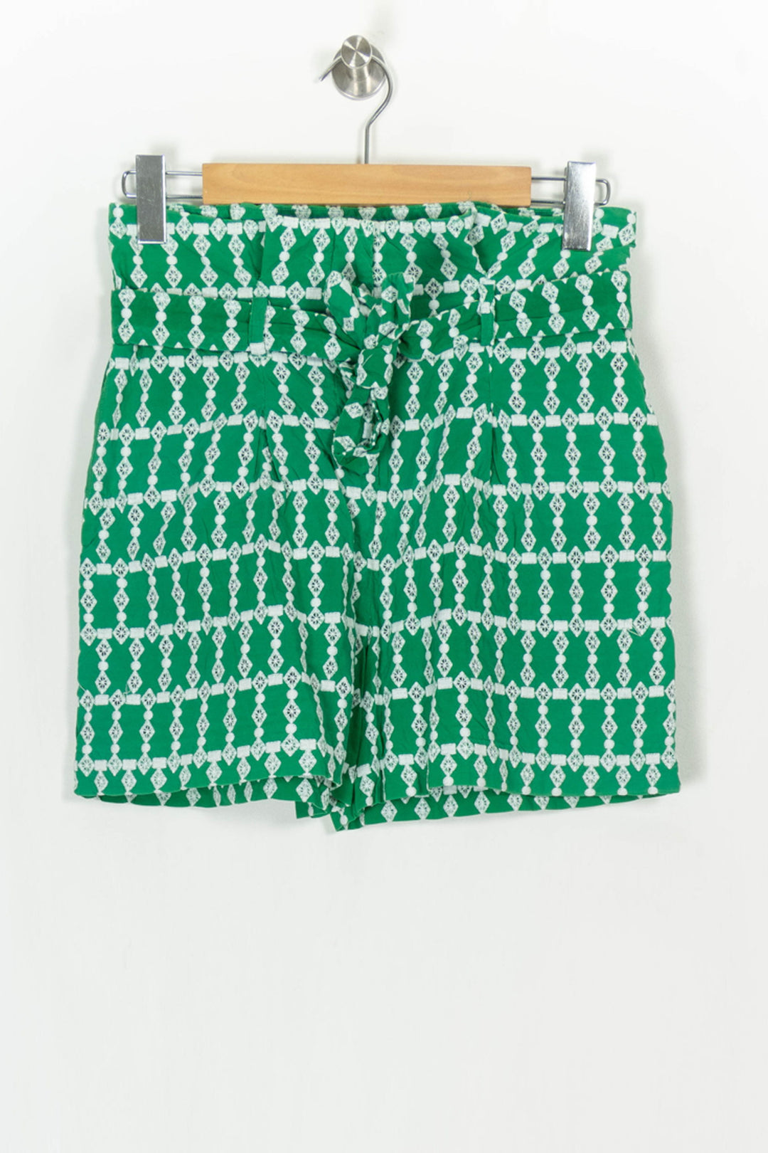 Short Vert et Blanc - Taille M/38 de la marque Claudie Pierlot | PARAD123997 - Vendu par Paradigme - Image 2