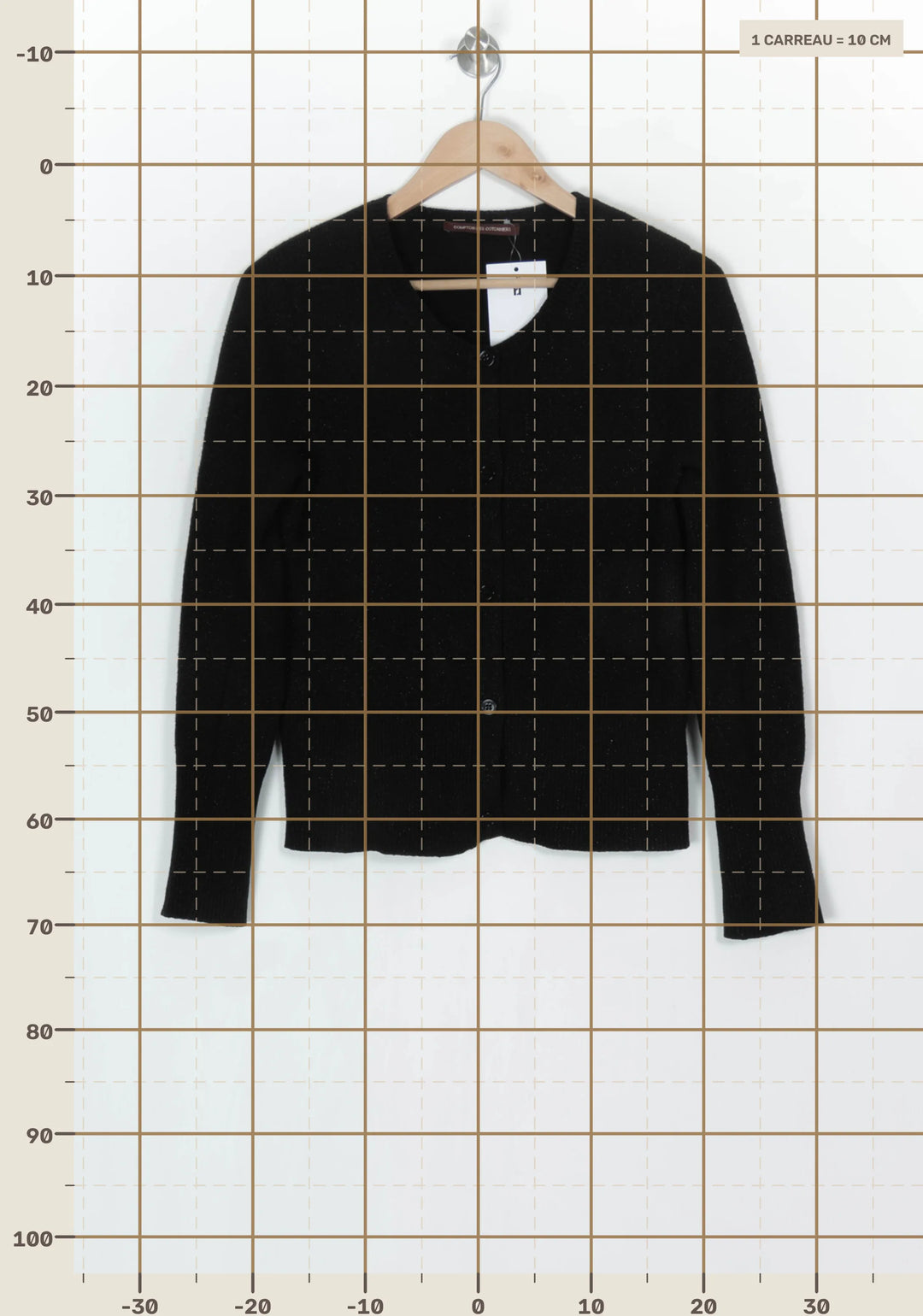Cardigan Noir - Taille S/36 de la marque Comptoir des Cotonniers | PARAD123999 - Vendu par Paradigme - Image 4
