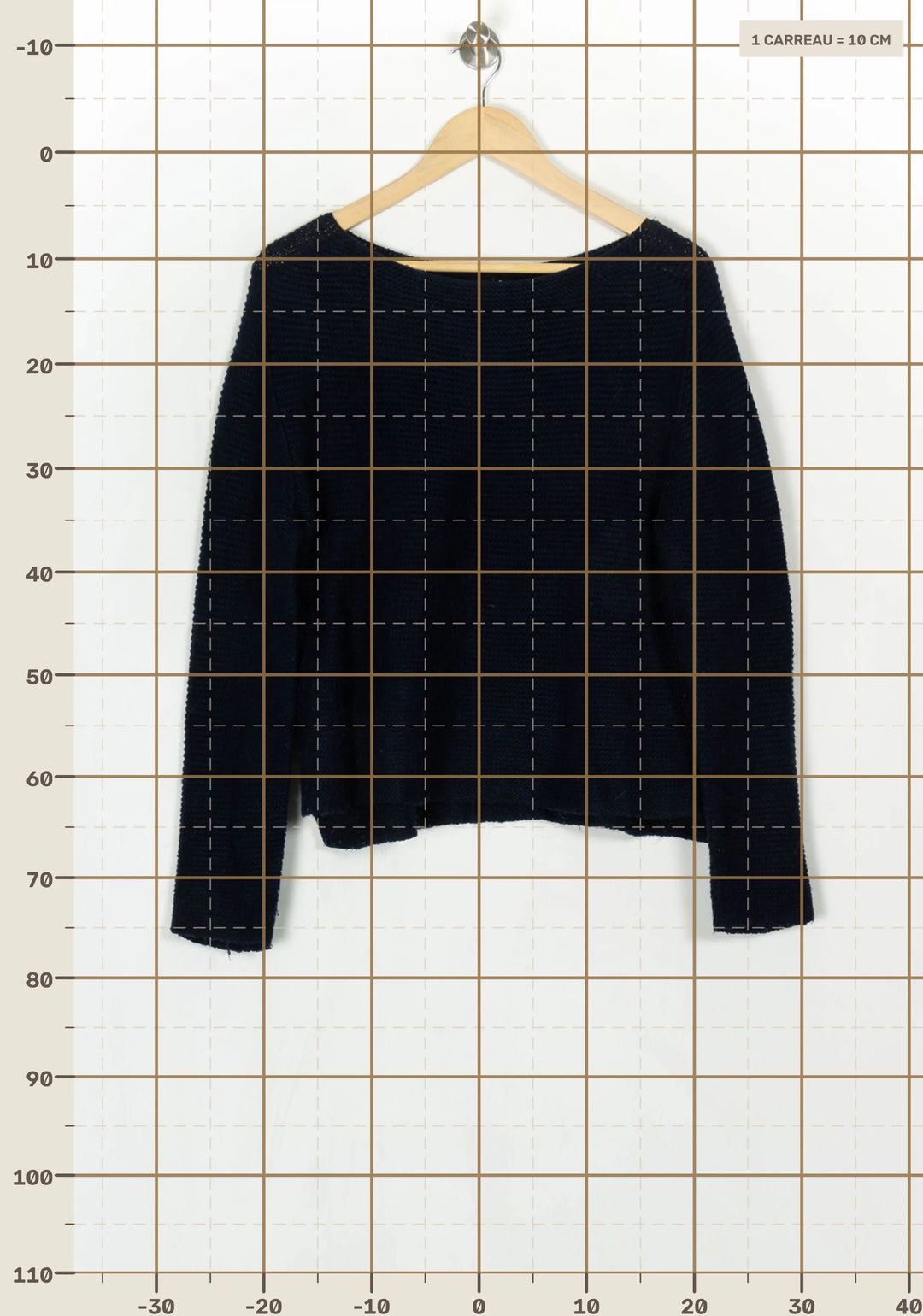 Pull Bleu Marine - Taille S/36 de la marque Kookai | PARAD124001 - Vendu par Paradigme - Image 4