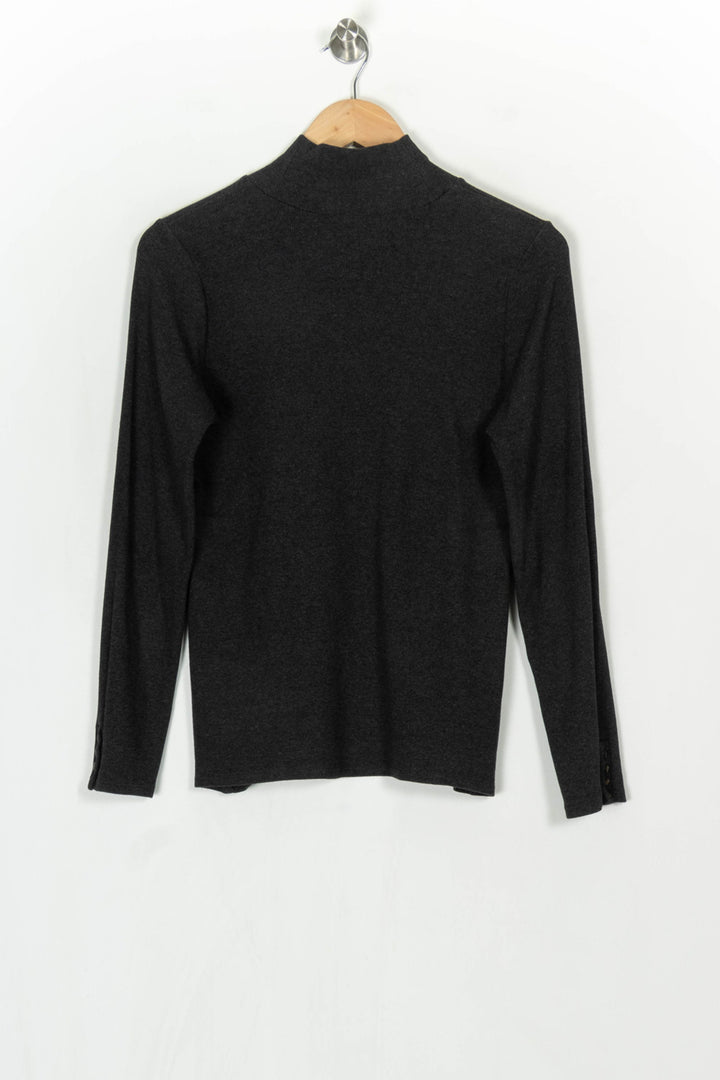 Pull À Col Montant Gris - Taille XXL/44 de la marque Sézane | PARAD124003 - Vendu par Paradigme - Image 5