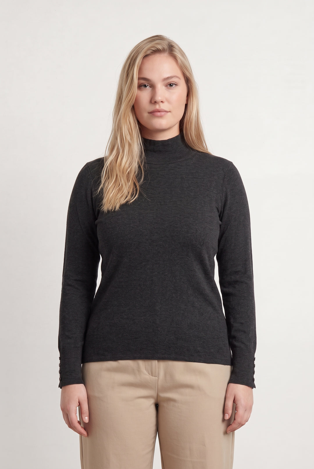 Pull À Col Montant Gris - Taille XXL/44 de la marque Sézane | PARAD124003 - Vendu par Paradigme - Image 1