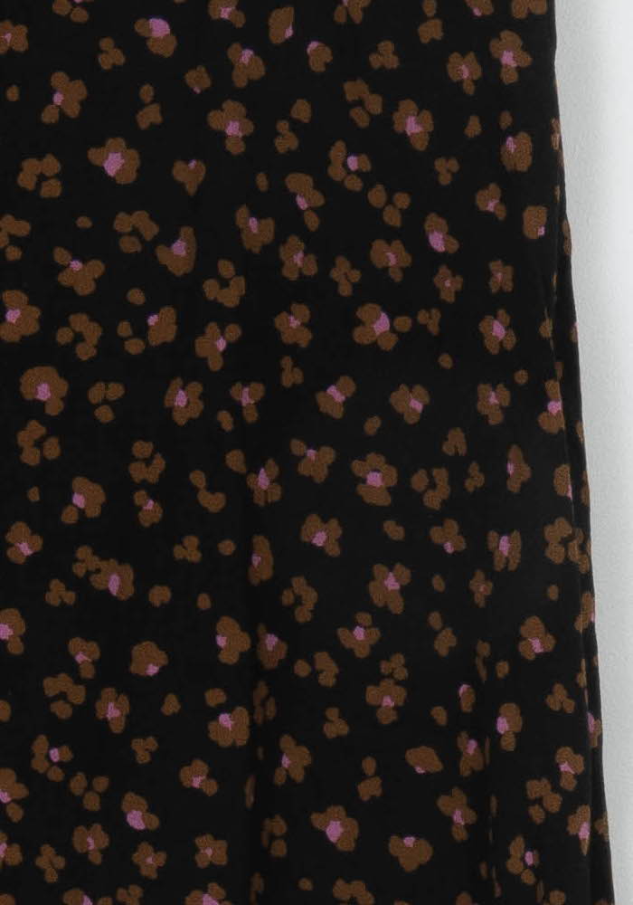 Jupe Longue Noire et Marron - Taille M/38 de la marque Des petits hauts | PARAD124004 - Vendu par Paradigme - Image 3