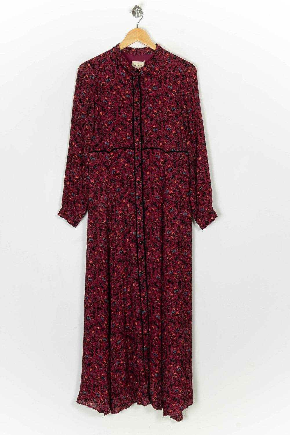 Robe Longue Bordeaux - Taille L/40 de la marque Sézane | PARAD124006 - Vendu par Paradigme - Image 2