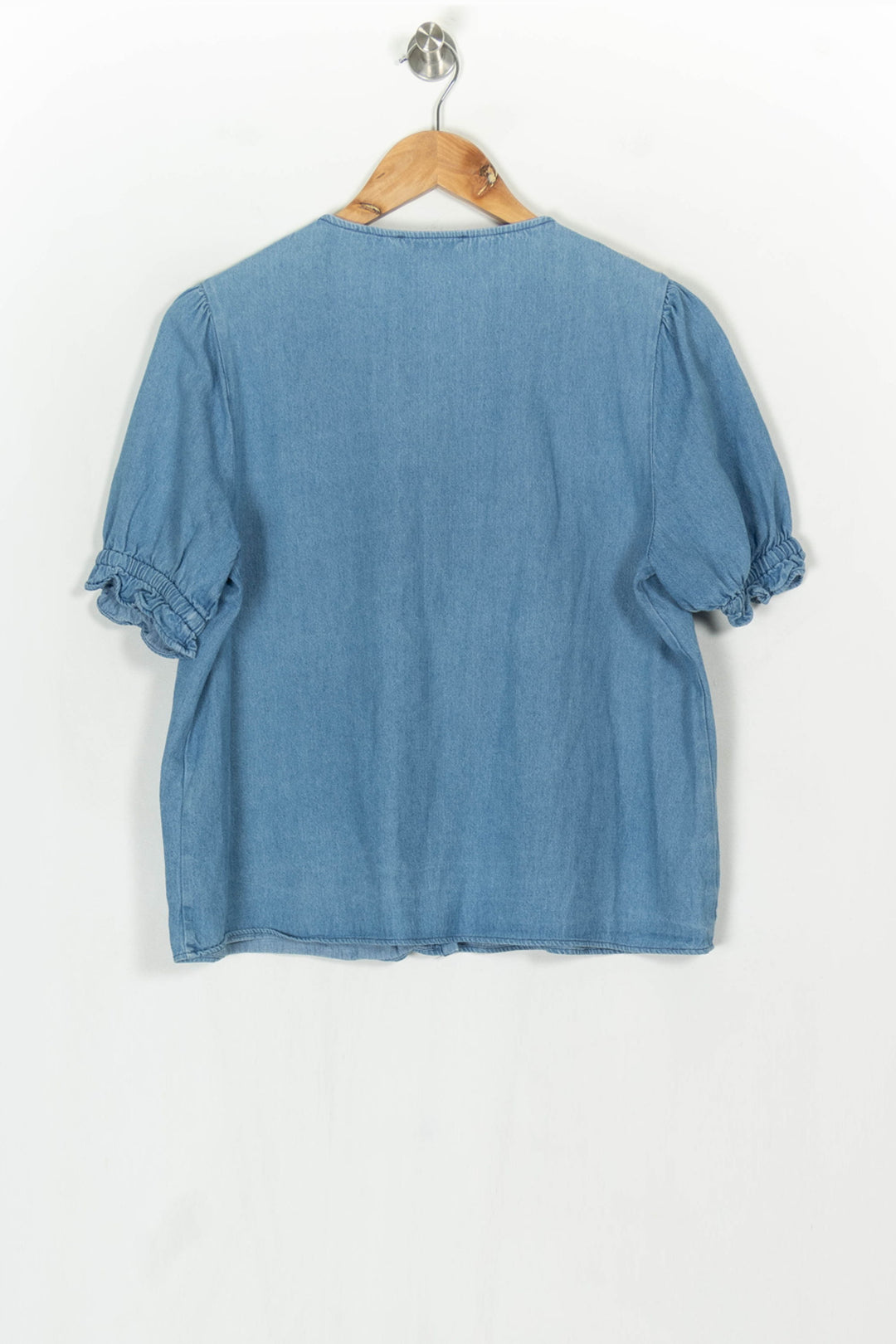 Blouse En Jean Bleue - Taille L/40 de la marque Balzac Paris | PARAD124007 - Vendu par Paradigme - Image 5
