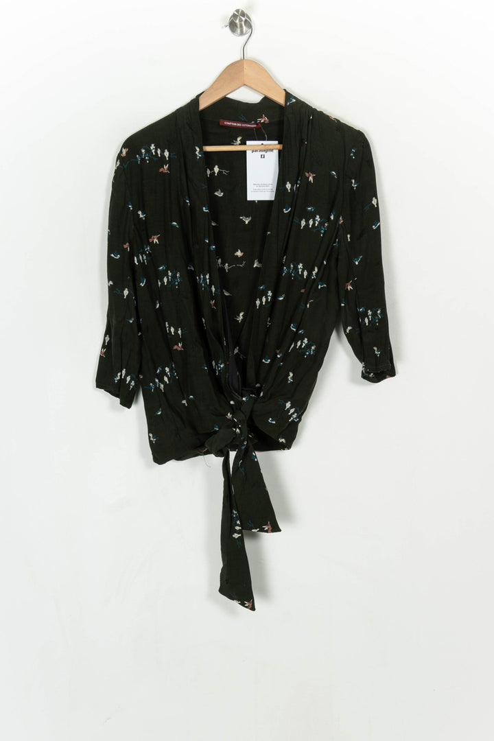 Blouse Cache-Cœur Verte - Taille XL/42 de la marque Comptoir des Cotonniers | PARAD124008 - Vendu par Paradigme - Image 2