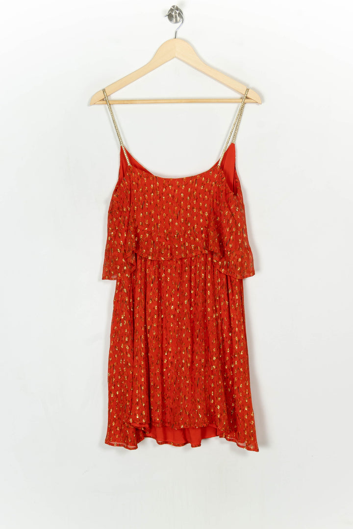 Robe Longue Rouge - Taille XL/42 de la marque Sézane | PARAD124010 - Vendu par Paradigme - Image 5
