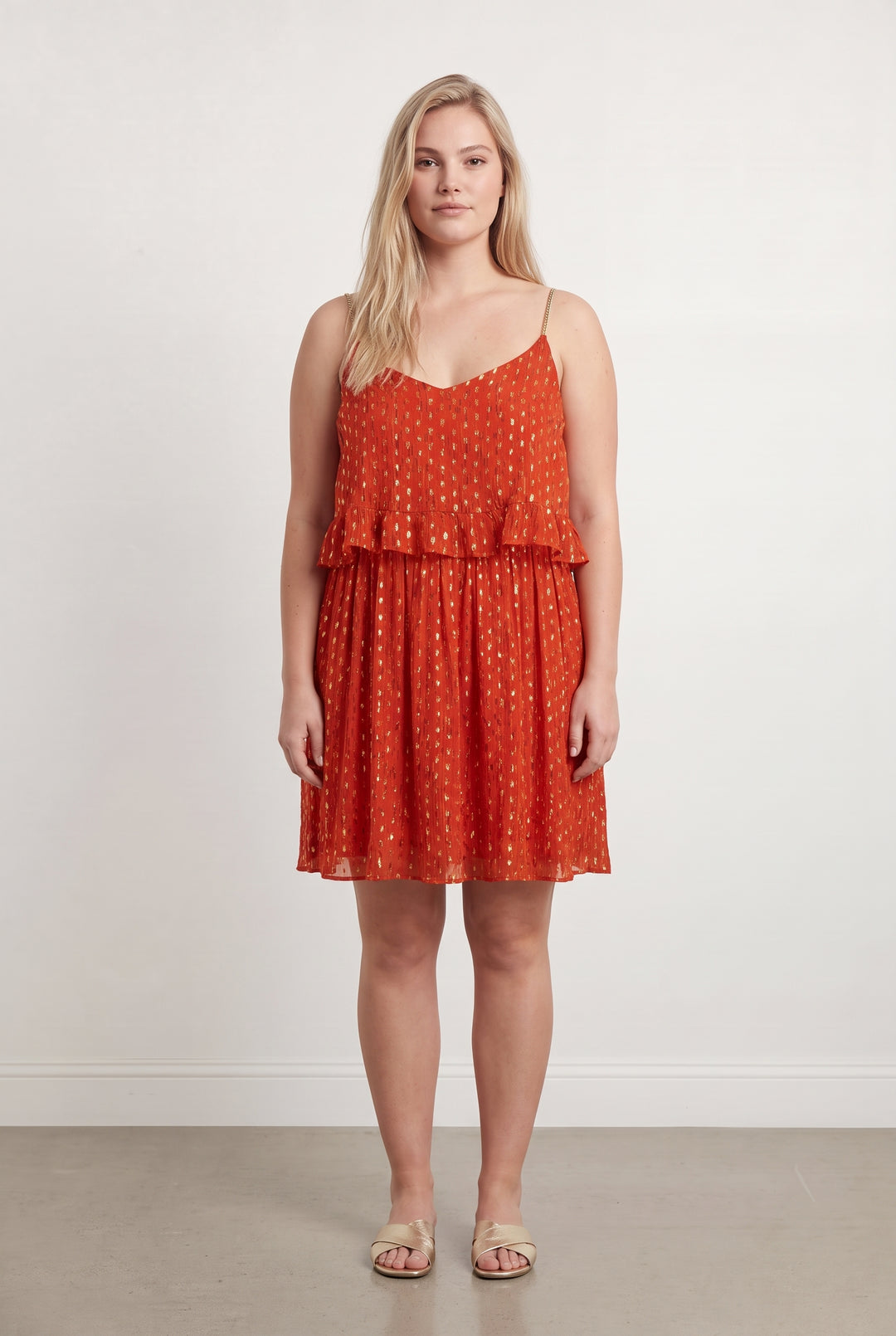 Robe Longue Rouge - Taille XL/42 de la marque Sézane | PARAD124010 - Vendu par Paradigme - Image 1