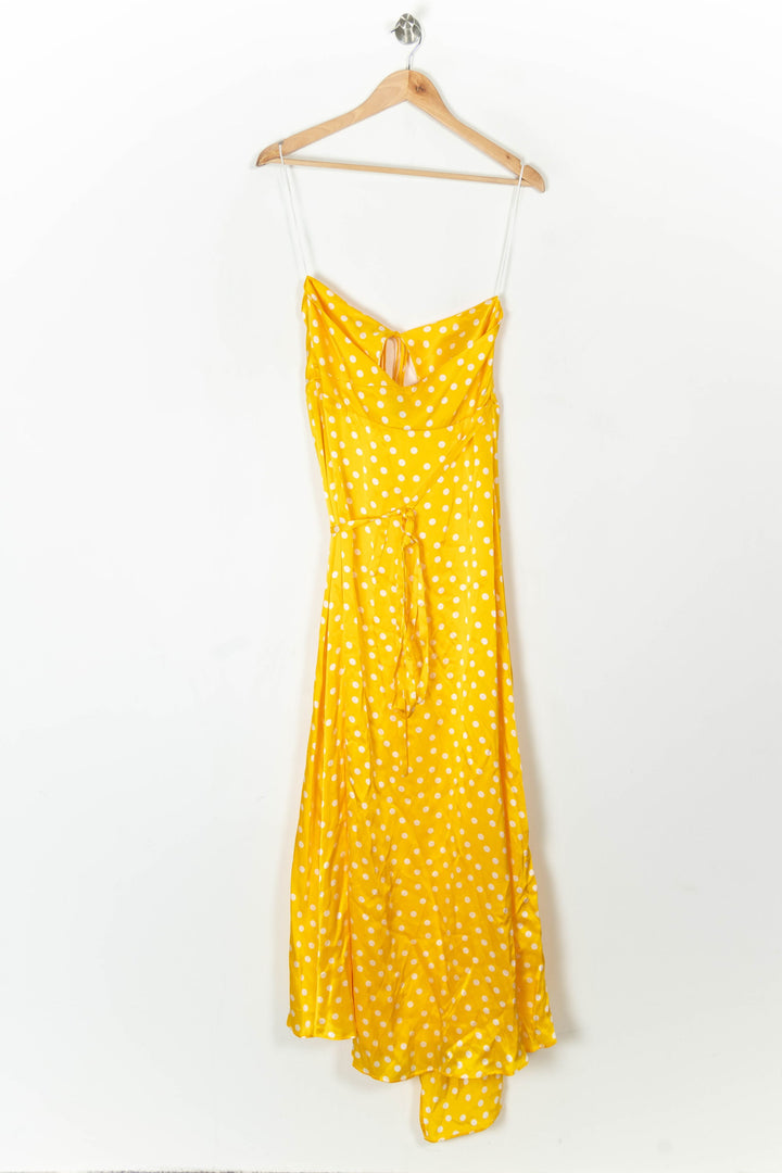 Robe Longue Jaune - Taille L/40 de la marque Claudie Pierlot | PARAD124011 - Vendu par Paradigme - Image 5
