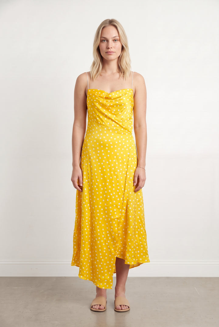 Robe Longue Jaune - Taille L/40 de la marque Claudie Pierlot | PARAD124011 - Vendu par Paradigme - Image 1