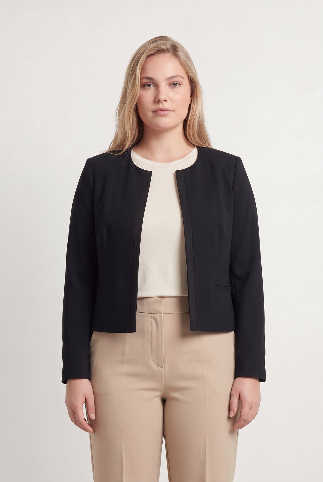 Veste de tailleur noire - Taille XL/42 de la marque Maison 123 | PARAD124013 - Vendu par Paradigme - Image 1
