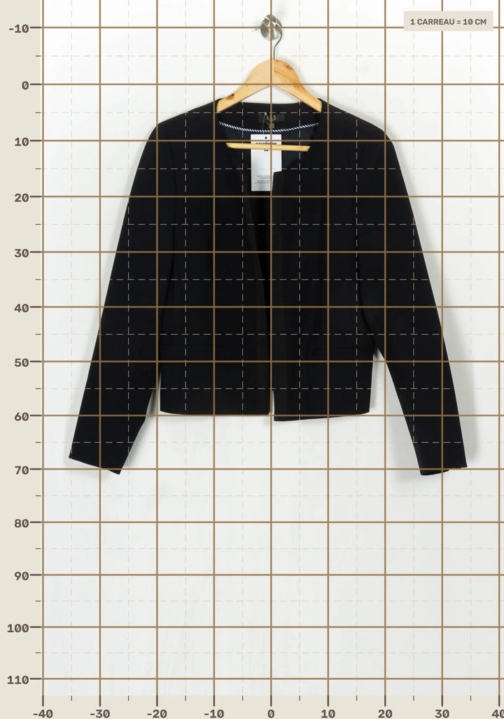Veste de tailleur noire - Taille XL/42 de la marque Maison 123 | PARAD124013 - Vendu par Paradigme - Image 4