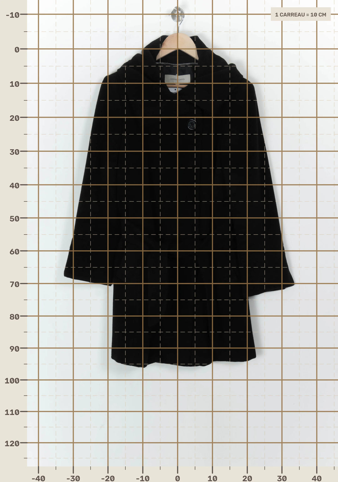 Manteau Noir - Taille XXL/44 de la marque Gerard Darel | PARAD124014 - Vendu par Paradigme - Image 4