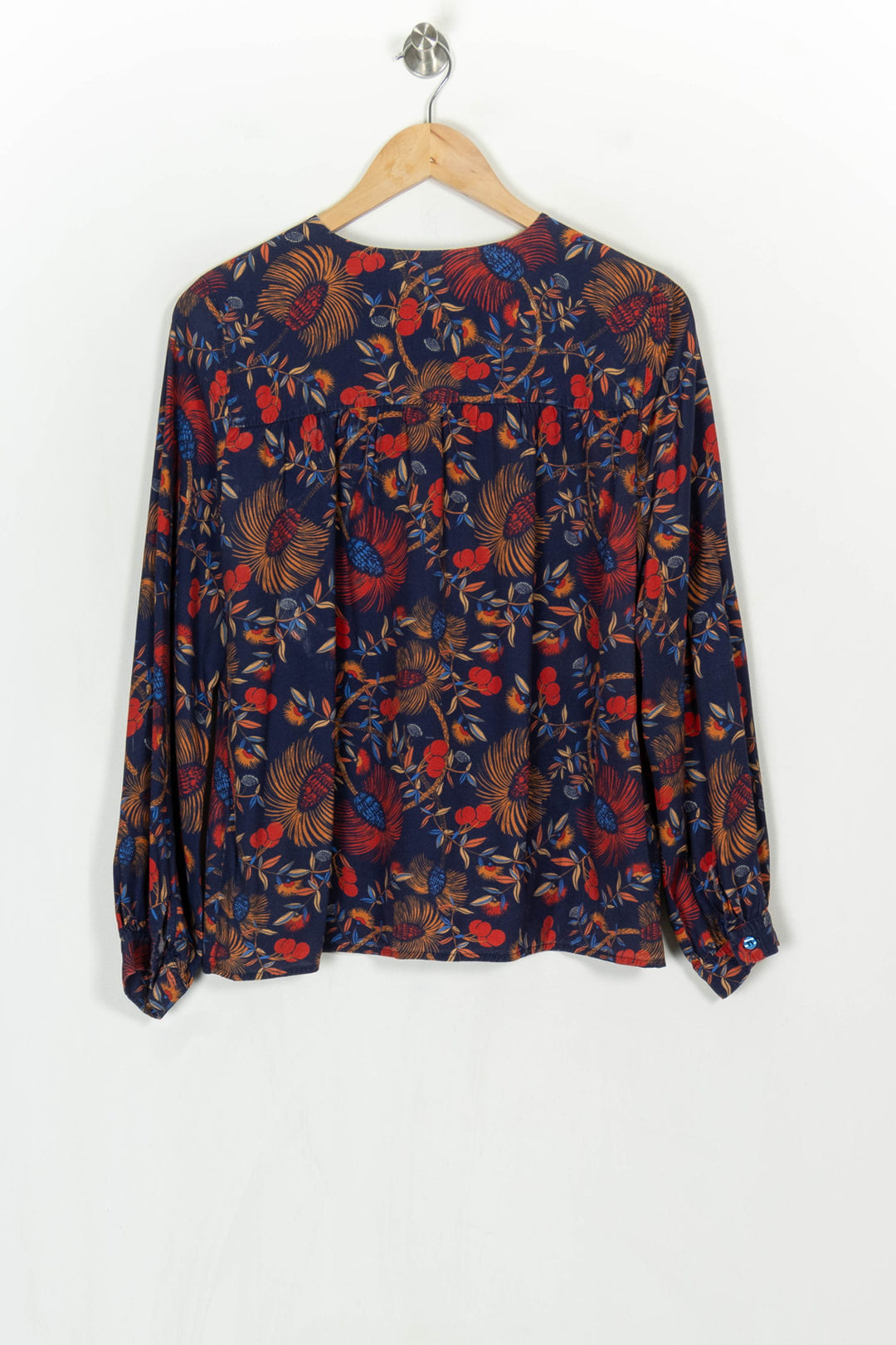 Blouse Bleu Marine et Rouge - Taille M/38 de la marque La Fée Maraboutée | PARAD124024 - Vendu par Paradigme - Image 5