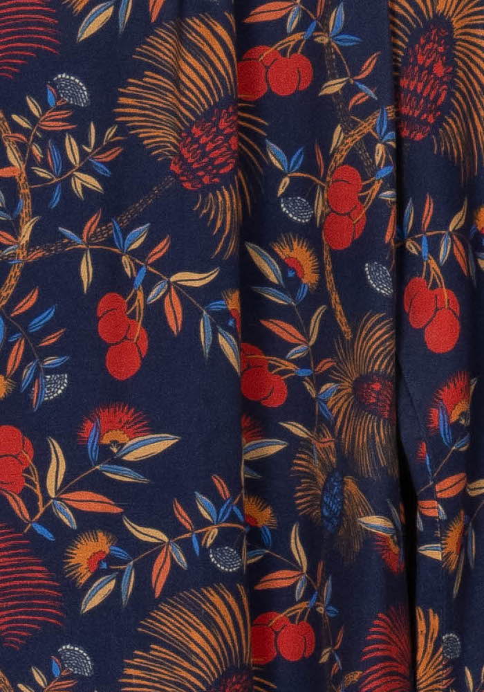 Blouse Bleu Marine et Rouge - Taille M/38 de la marque La Fée Maraboutée | PARAD124024 - Vendu par Paradigme - Image 3