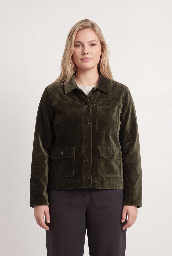 Veste Verte - Taille XXL/44 de la marque Caroll | PARAD124025 - Vendu par Paradigme - Image 1