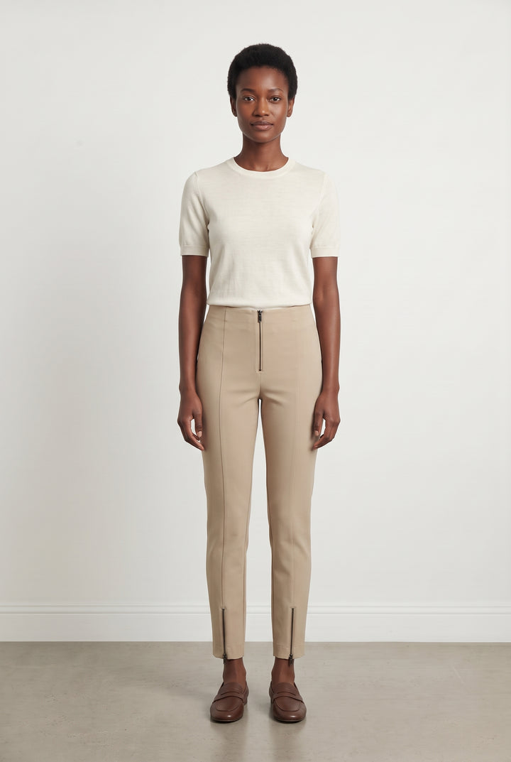 Pantalon Beige - Taille XS/34 de la marque Indies | PARAD124026 - Vendu par Paradigme - Image 1