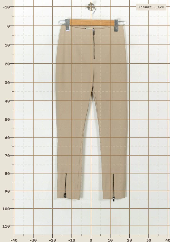 Pantalon Beige - Taille XS/34 de la marque Indies | PARAD124026 - Vendu par Paradigme - Image 4