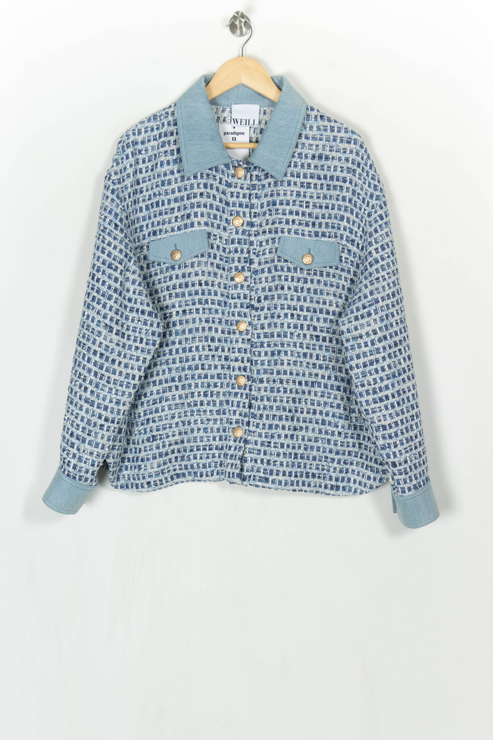 Veste courte Bleue et Blanche - Taille XXL/44 de la marque Weill | PARAD124030 - Vendu par Paradigme - Image 2