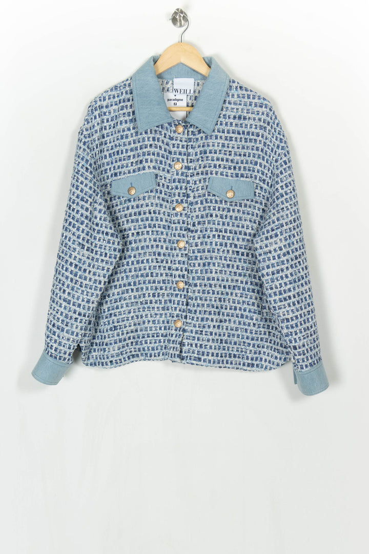 Veste courte Bleue et Blanche - Taille XXL/44 de la marque Weill | PARAD124030 - Vendu par Paradigme - Image 2