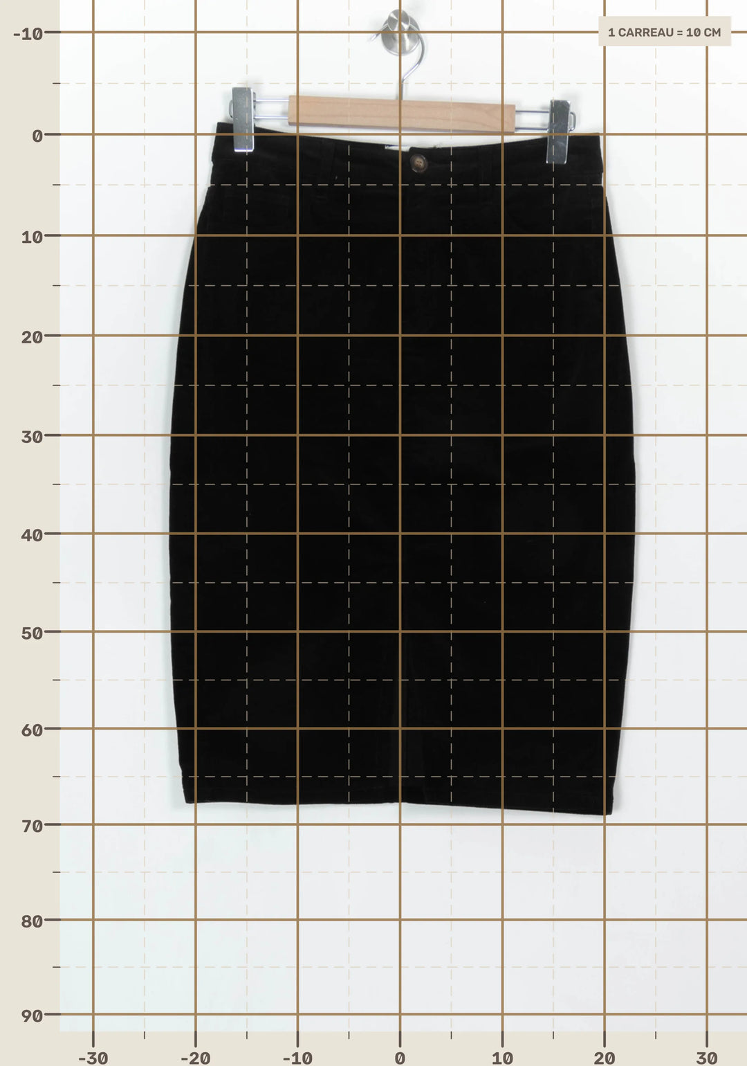 Jupe Courte Noire - Taille L/40 de la marque La Petite Etoile | PARAD124033 - Vendu par Paradigme - Image 4